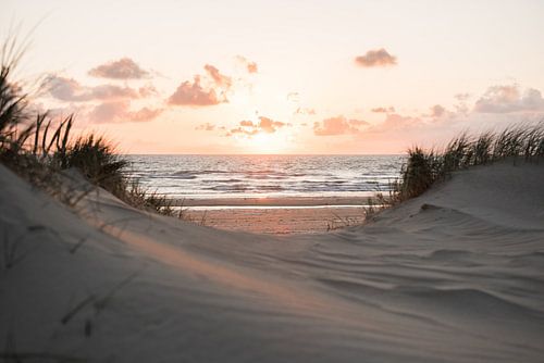 View of the Texel beach