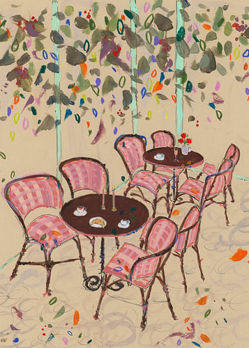Pariser Bistro-Flair