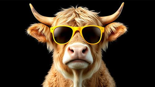 Une vache sous les projecteurs sur Jean Pierre