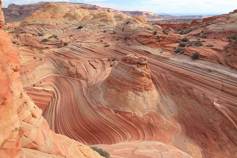 Rotsformaties in de North Coyote Buttes, deel van het Vermilion Cliffs National Monument. Dit gebied van Frank Fichtmüller