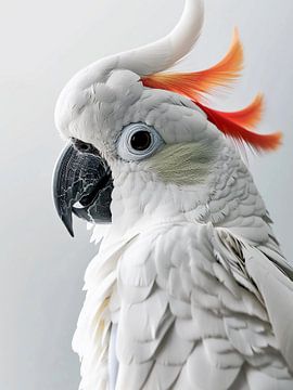 witte papegaai van haroulita