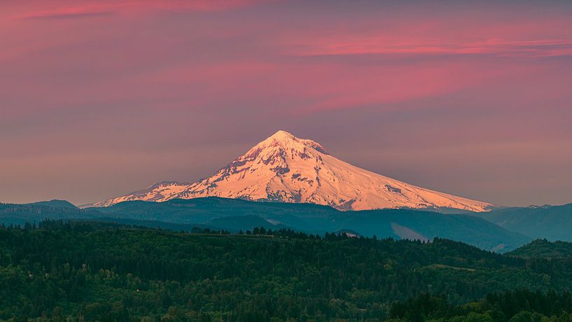 Jonsrud viewpoint towards Mount Hood, Oregon by Henk Meijer Photography