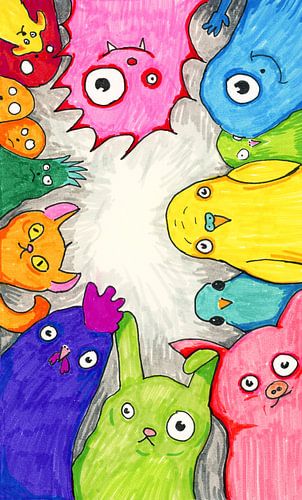 Colourful monsters