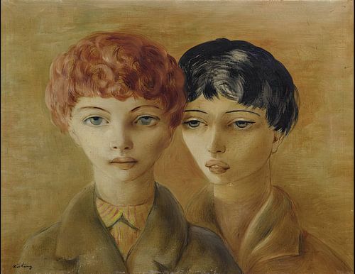 Moïse Kisling - Two young girls