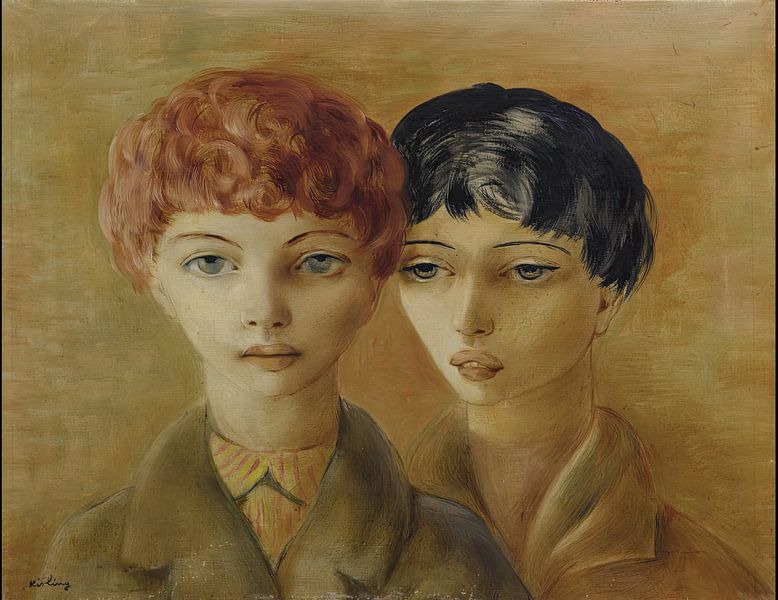 Moïse Kisling - Zwei junge Mädchen von Peter Balan