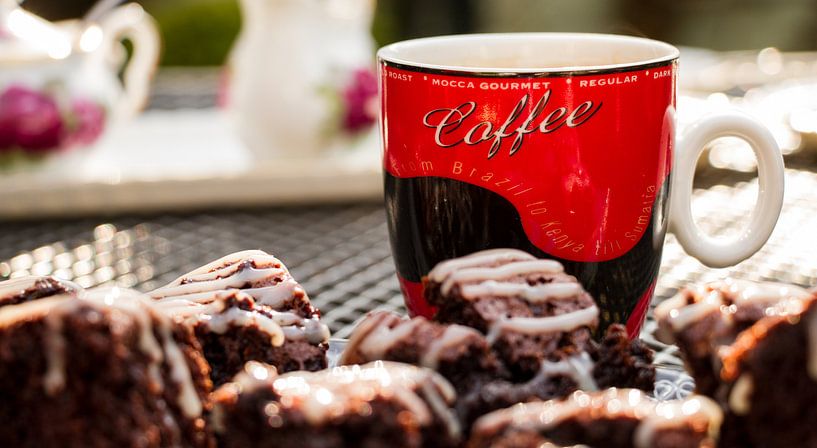 Coffee and Brownies van Rob Hermanns Photography