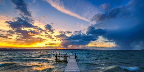 Sunset at the Ammersee