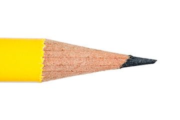 Hochauflösendes Makro-Nahaufnahmefoto eines Bleistifts