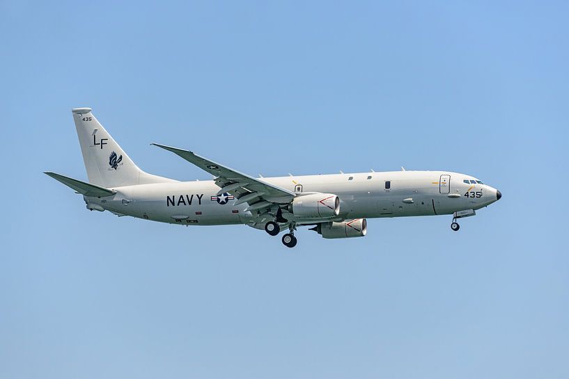 Boeing P-8 Poseidon military maritime patrol aircraft. by Jaap van den Berg