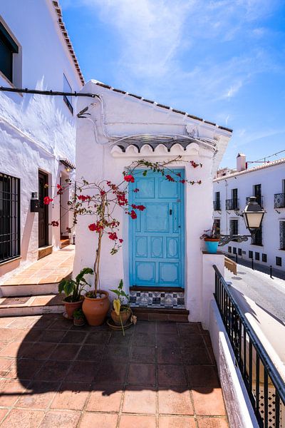 White mountain village in Spain by Voss photography