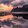 Sonnenuntergang auf der Insel Senja in Norwegen von Achim Thomae Photography