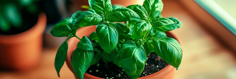 Plante de basilic par Poster Art Shop