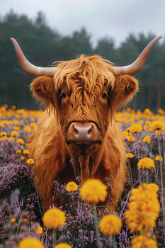 Schotse Hooglanders: Vredige Dag