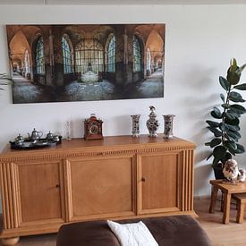 Customer photo: Manicomio Di R by William Linders, on canvas