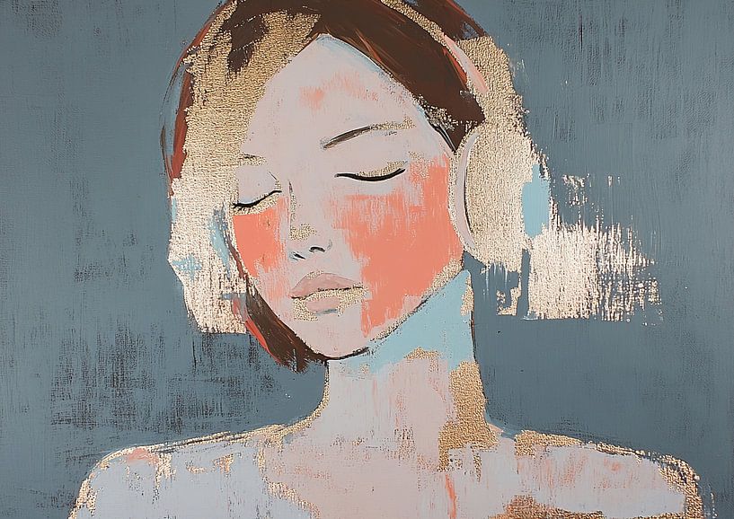 Porträt einer Frau von Wunderbare Kunst