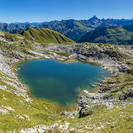 The Allgäu Highlands and Herzsee by Walter G. Allgöwer