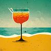 Zomerse cocktail aan het strand van sonja koning