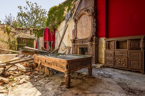 Franse erfenissen - biljart in de open lucht