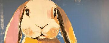 Konijn | Dierenportret van een Konijn van Modern Collection