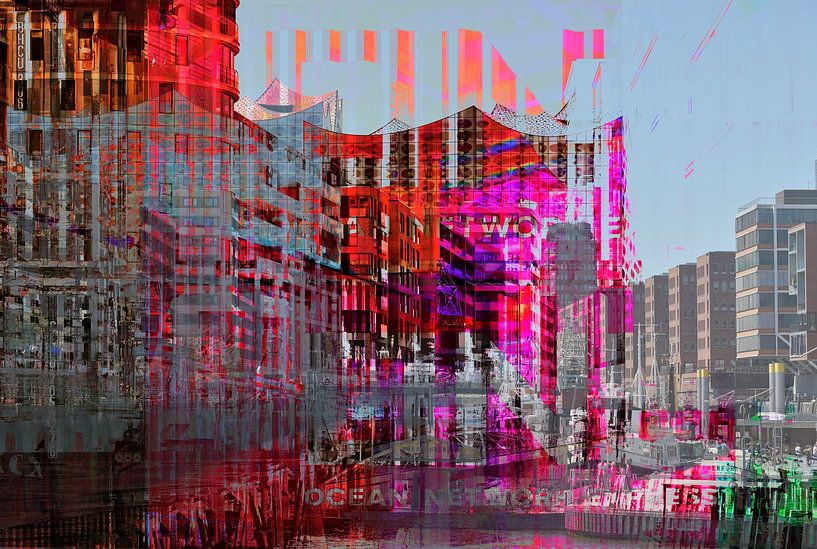 View of the Elbphilharmonie from HafenCity by Karsten Jordan