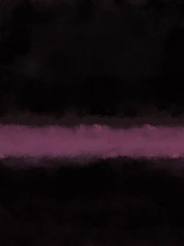 Peinture abstraite inspirée de Rothko dans des couleurs sombres et mélancoliques