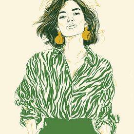 Selbstbewusste, moderne Frau von IamHome Studio