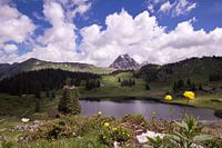 Widderstein en Körbersee in Schröcken, Oostenrijk