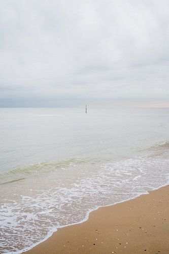 Sunrise on the beach, Scheveningen