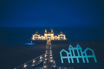 Seebrücke Ostseebad Sellin Insel Rügen von Mirko Boy