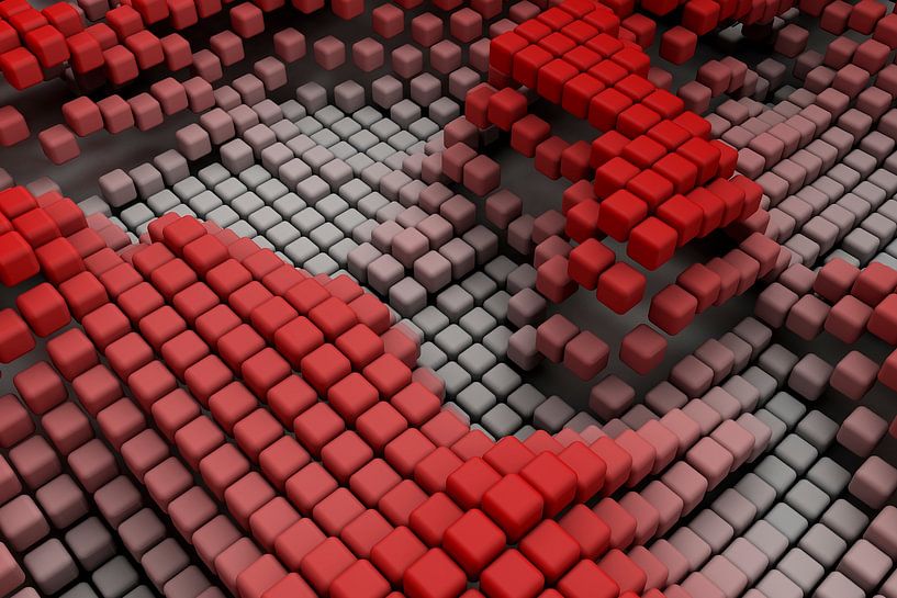 Red Cubes von Eric Nagel