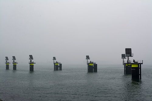Mist in het Calandkanaal