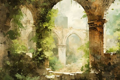 Arch in Overgrowth | Old Architecture