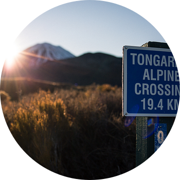 Tongariro Alpine Crossing, Nieuw-Zeeland van Martijn Smeets