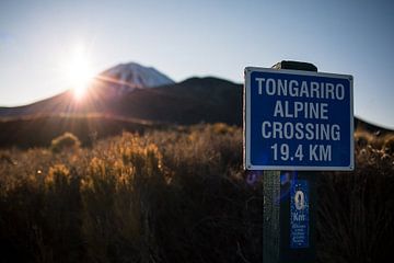 Tongariro Alpine Crossing, Nieuw-Zeeland van Martijn Smeets