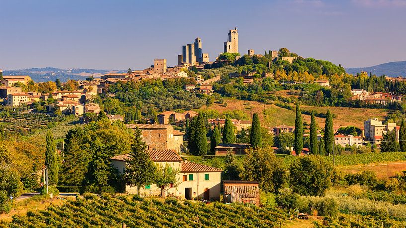 Panoramic photo of San Gimignano by Henk Meijer Photography