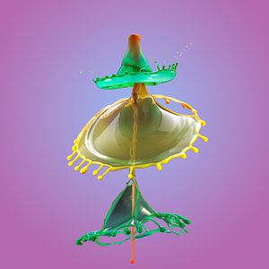 Hochgeschwindigkeitsfotografie von Wassertropfen