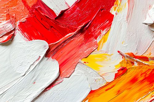 Kleurrijk acrylschilderij textuur
