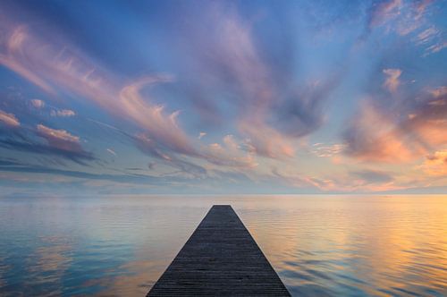 Sunset in Blue &amp; Orange