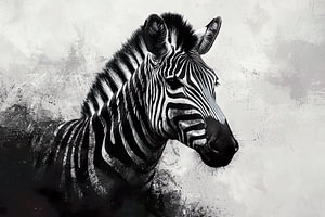Elegantes Zebra