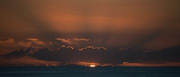 Zonsondergang op Madeira van Hans Kool