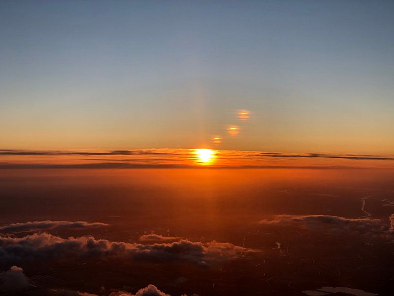 Vue du matin dans le ciel par Afrodite Zegers