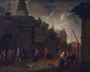Straßentheater am Kai in Antwerpen, Balthasar van den Bossche