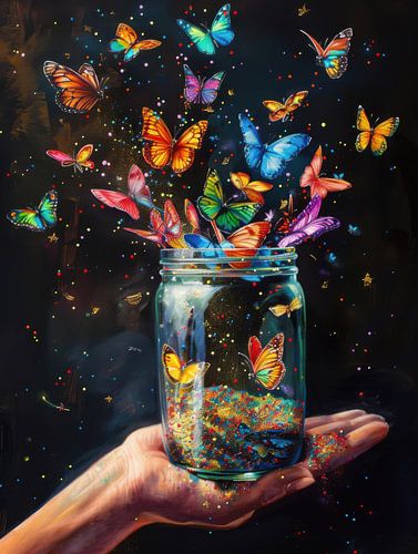 Escaped Dreams: Butterflies from the Pot