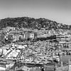 Cannes schwarz-weiß von Manfred Voss, Schwarz-weiss Fotografie