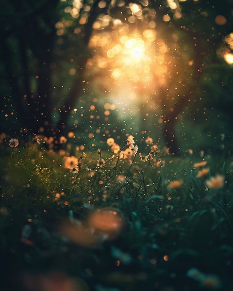 Goldene Herbstsonne von fernlichtsicht