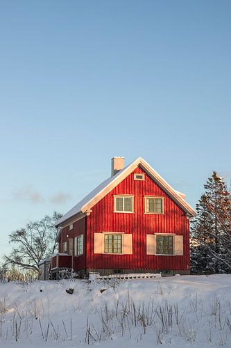Knus Noors huisje in de sneeuw | Noorwegen