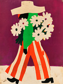 Flowers in Passing – Figurative Painting by Marco Müller-Vo