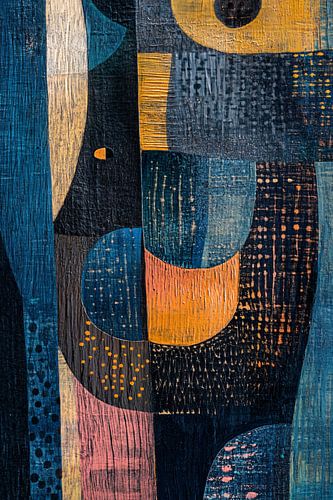 Art abstrait moderne avec textures