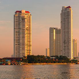 Sonnenaufgang in Bangkok von Henk Meijer Photography