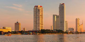 Lever de soleil à Bangkok sur Henk Meijer Photography